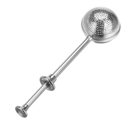 Push Handle Tea Strainer